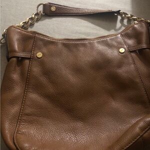 Micheal Kors Cognac Leather Crossbody.